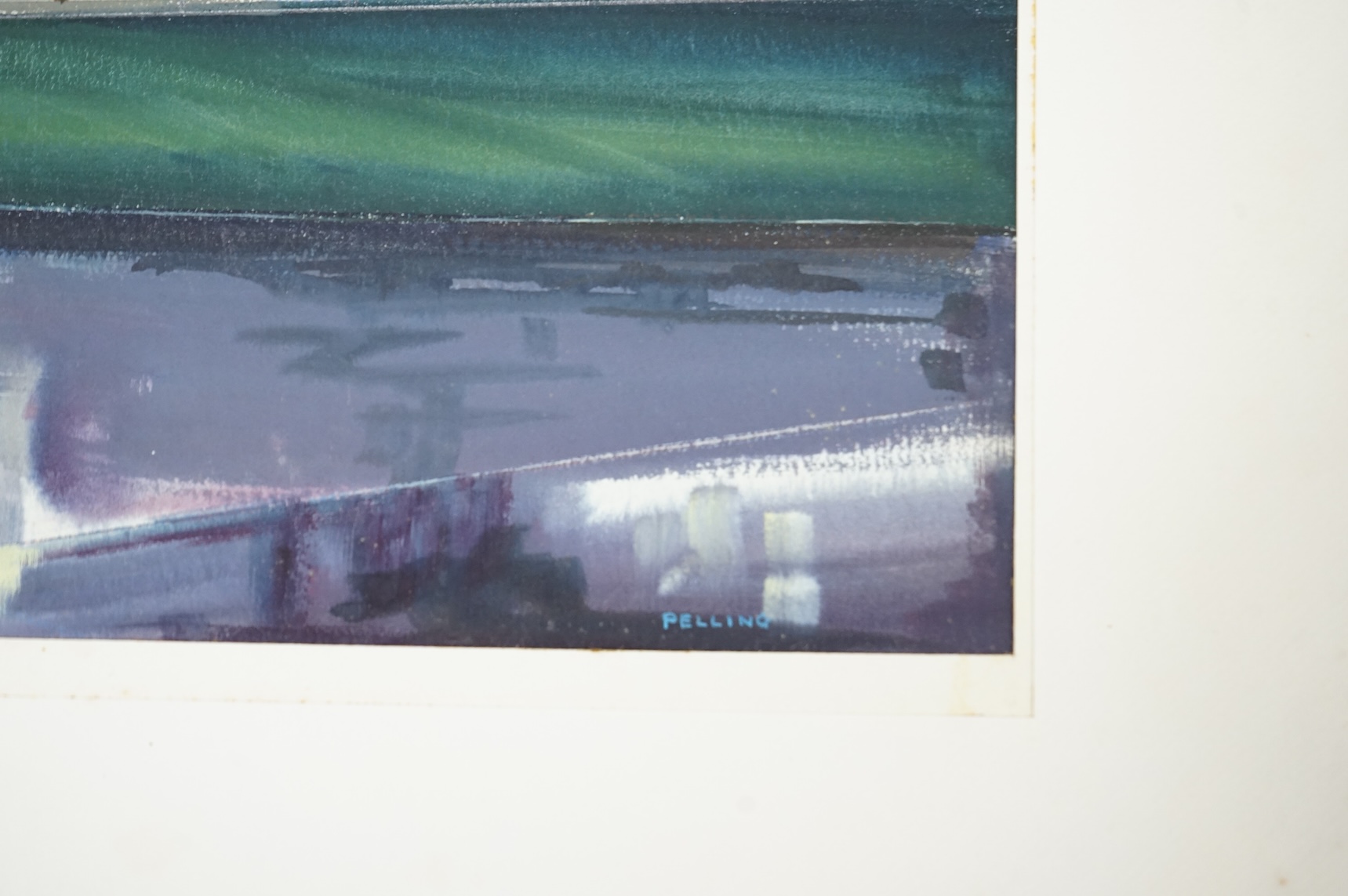 J. Pelling, Industrial illustration, 'Inspiration for brave new world', signed, gouache, 39 x 32cm, mounted, unframed